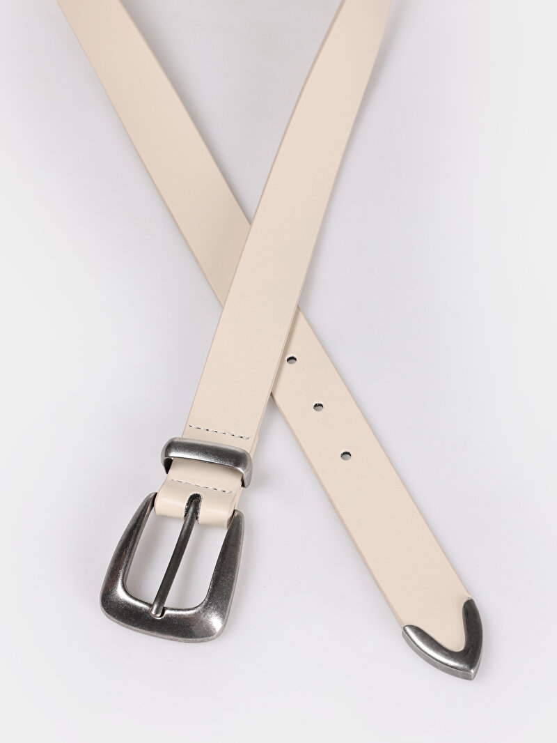 Показати інформацію про Ремінь Жіночий Бежевий  Cl1076135