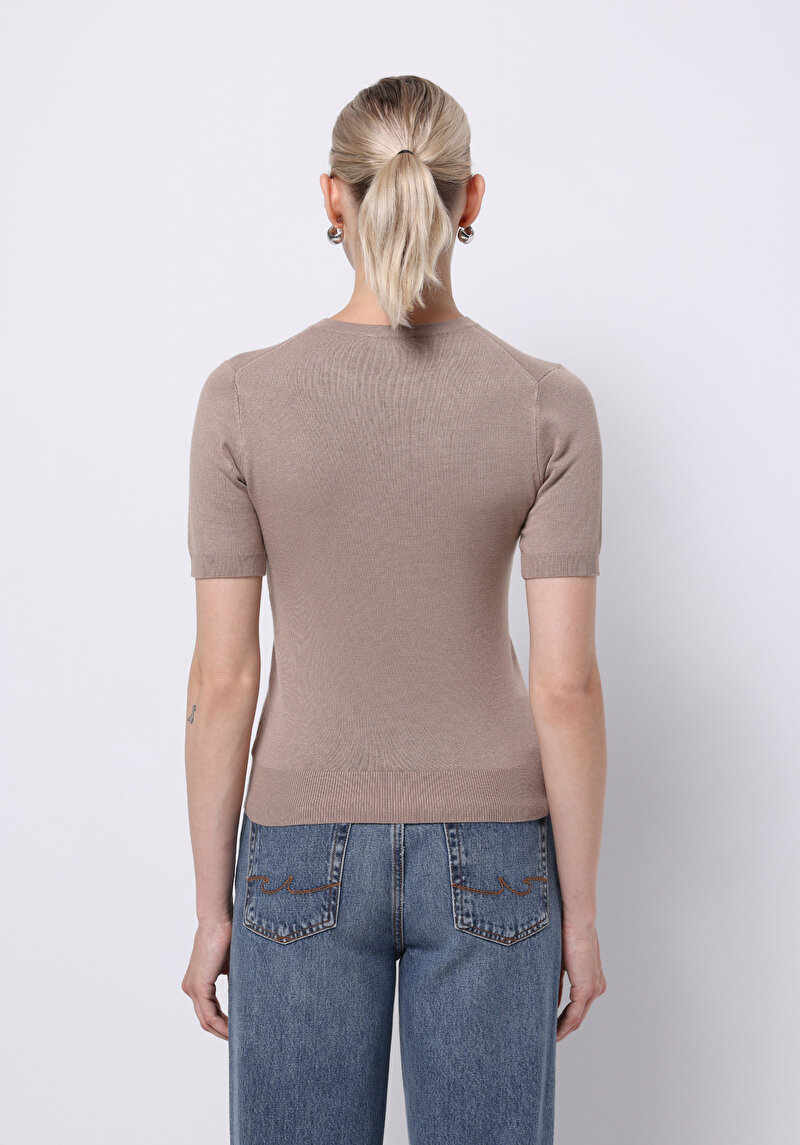 Показати інформацію про Светр Із Коротким Рукавом Жіночий Сірий  Cl1075531