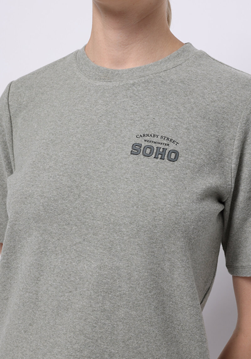 Показати інформацію про Футболка З Коротким Рукавом Жіноча Зелена  Cl1076361