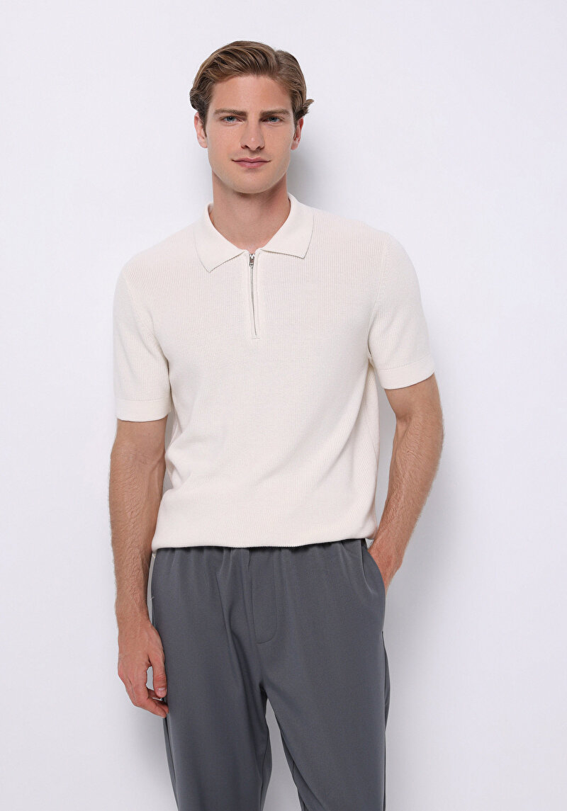 Зображення Светр Із Коротким Рукавом  Білий  Cl1075240