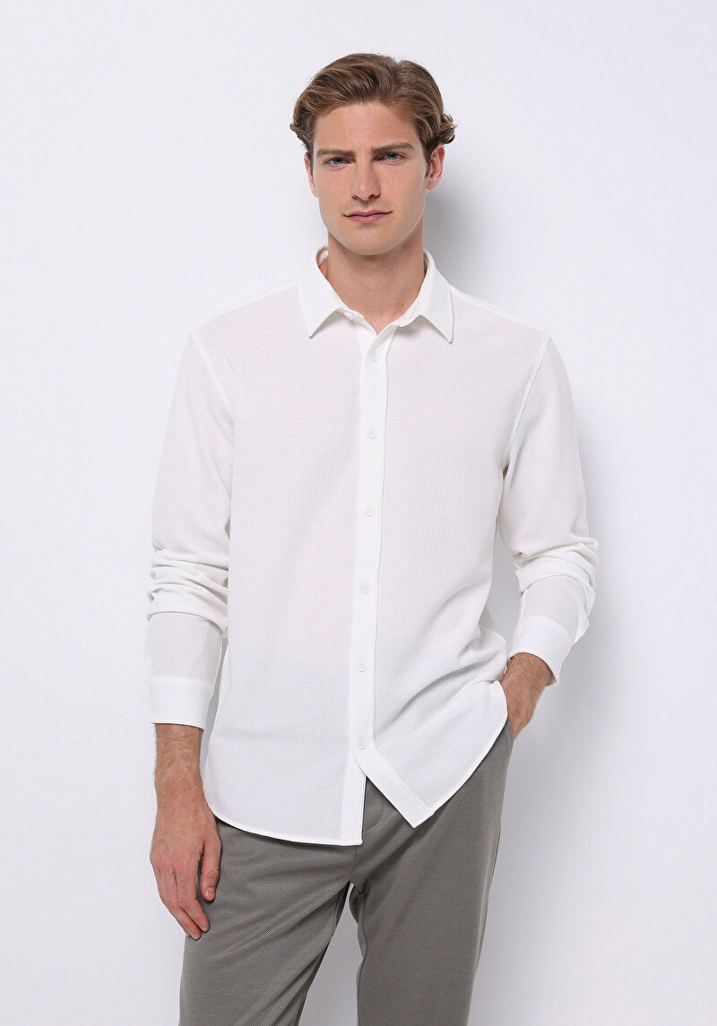 Зображення Сорочка З Довгим Рукавом Чоловіча Біла  Cl1075365
