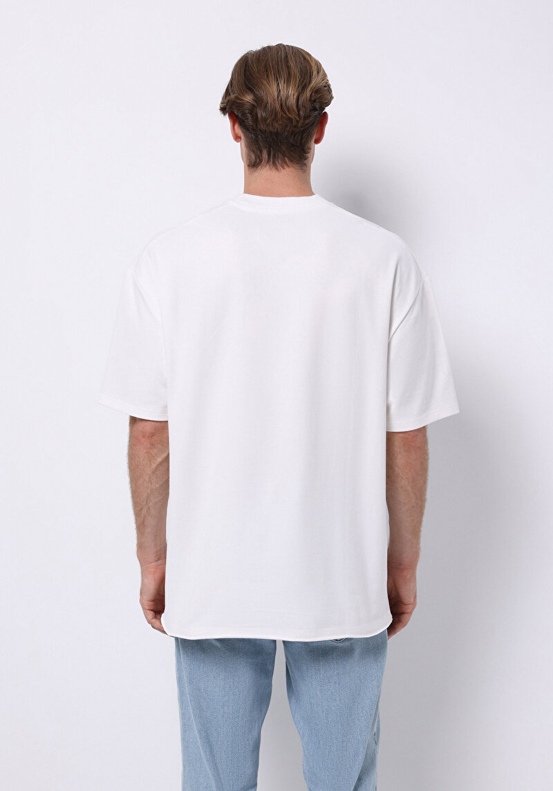 Показати інформацію про Футболка З Коротким Рукавом Чоловіча Біла  Cl1075370