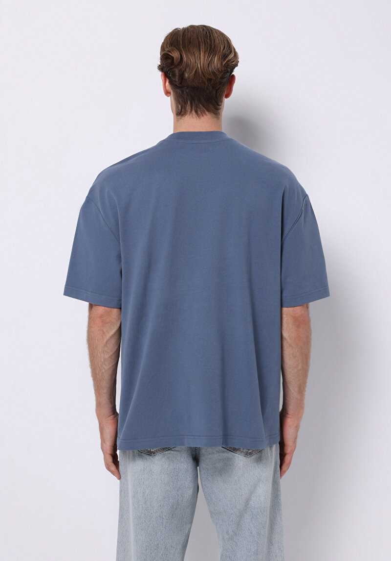 Показати інформацію про Футболка З Коротким Рукавом Чоловіча Блакитна  Cl1075385