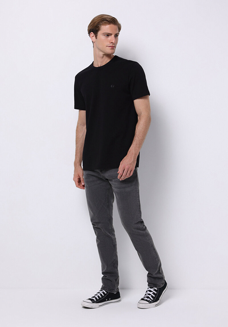 Зображення 044 Karl Джинси Чоловічі Чорні Прямого Крою Cl1076839