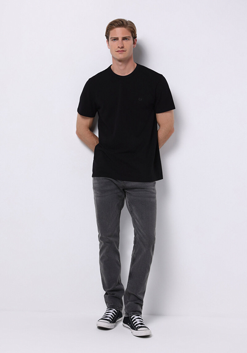 Зображення 044 Karl Джинси Чоловічі Чорні Прямого Крою Cl1076839