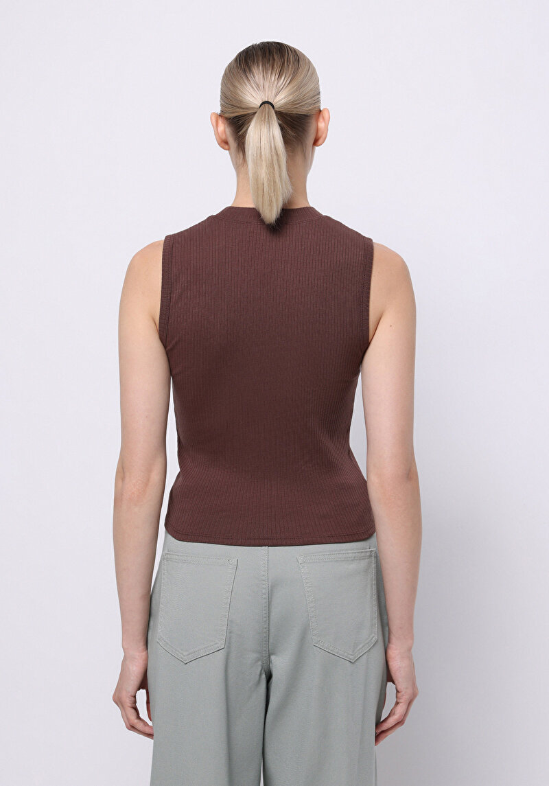 Зображення Светр Із Коротким Рукавом Жіночий Коричневий Cl1070207