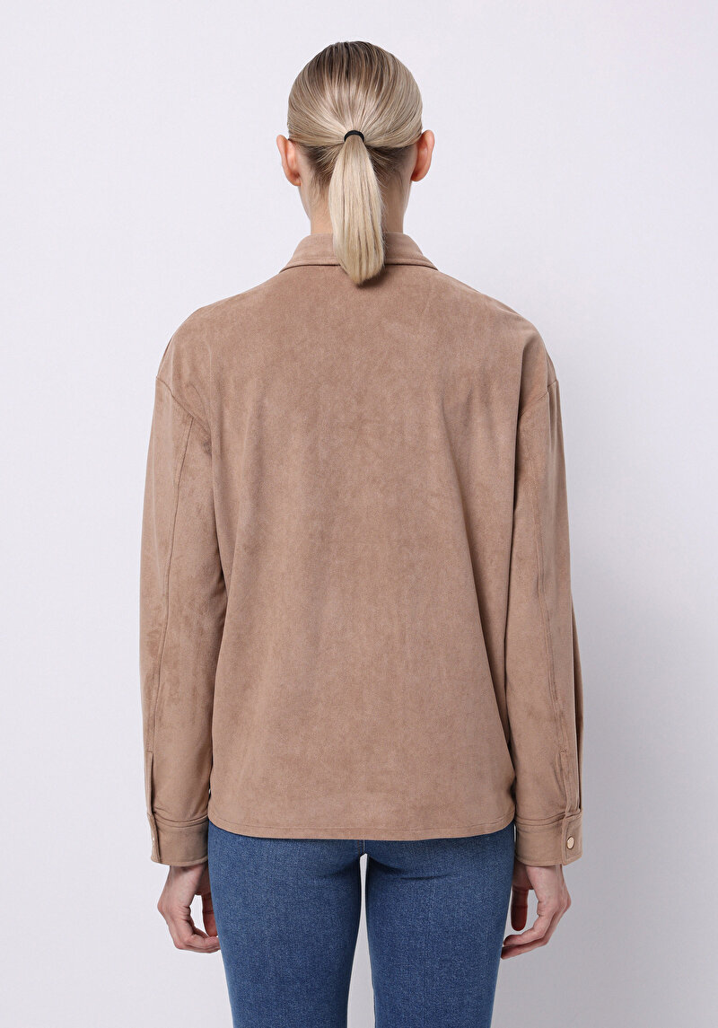 Показати інформацію про Сорочки З Довгим Рукавом Жіноча Коричнева  Cl1075720