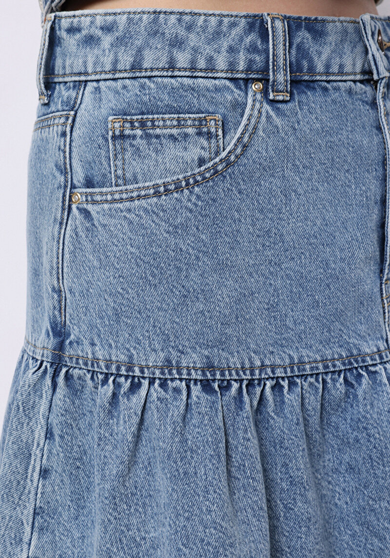 Показати інформацію про Спідниця Жіноча Блакитна  Cl1076012