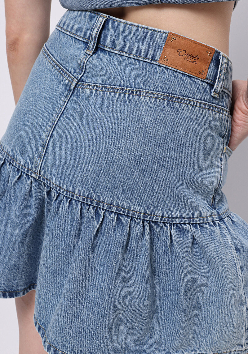 Показати інформацію про Спідниця Жіноча Блакитна  Cl1076012