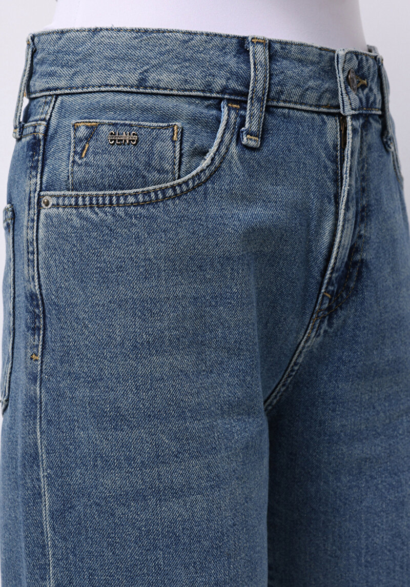 Показати інформацію про Джинси Жіночі Блакитні Прямого Крою Cl1076849