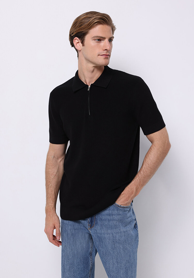 Зображення Светр Із Коротким Рукавом  Чорний  Cl1075240