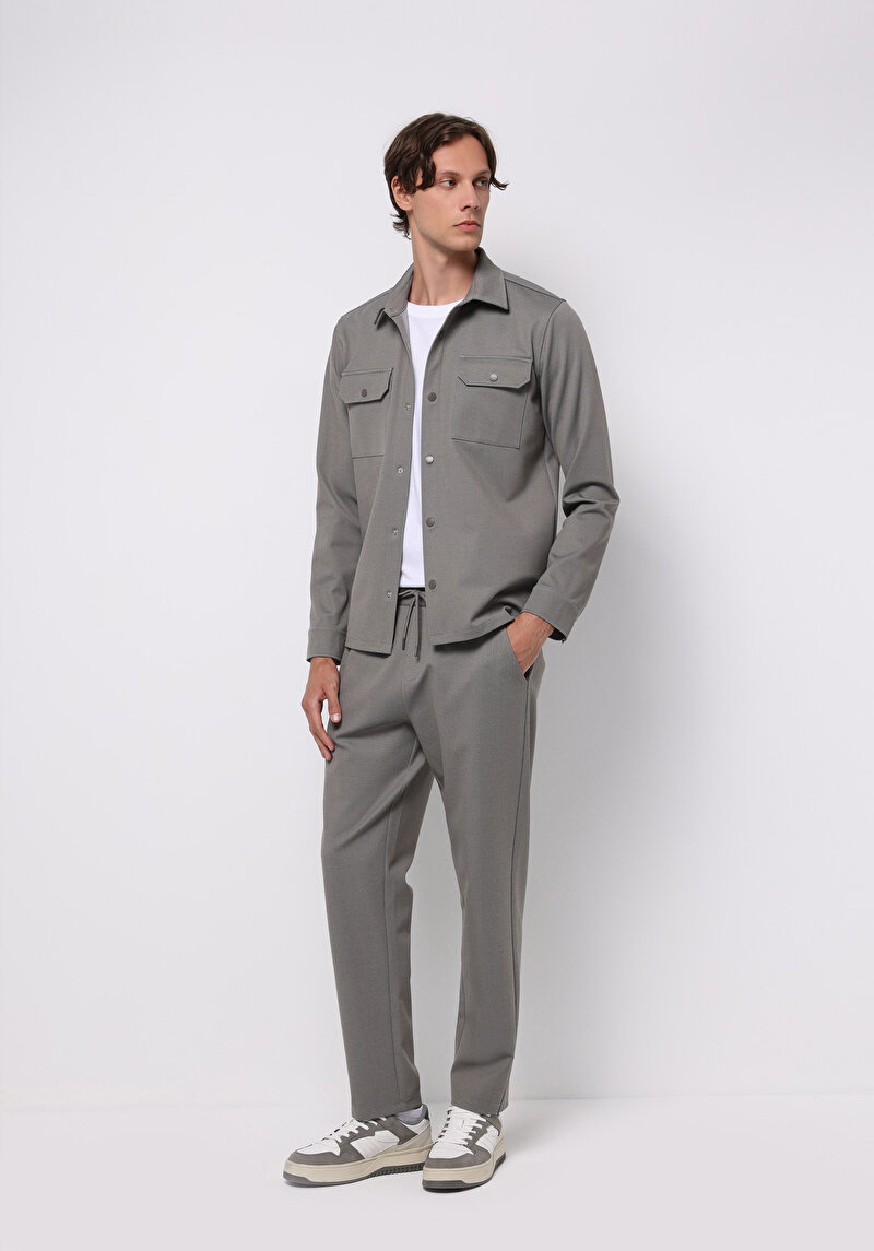 Показати інформацію про Спортивні Брюки Чоловічі Сірі  Cl1075371