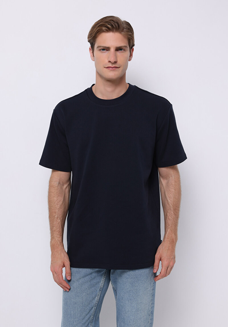 Зображення Футболка З Коротким Рукавом Чоловіча Синя  Cl1075841