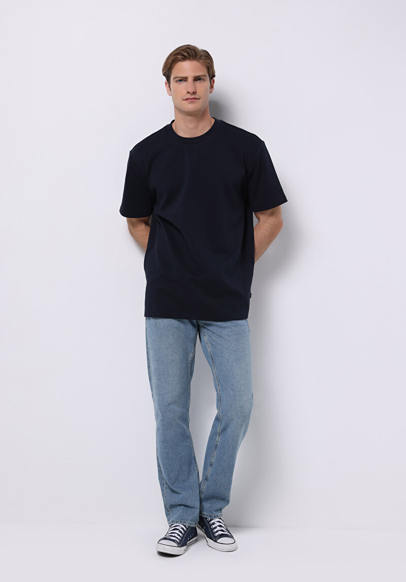 Показати інформацію про Футболка З Коротким Рукавом Чоловіча Синя  Cl1075841