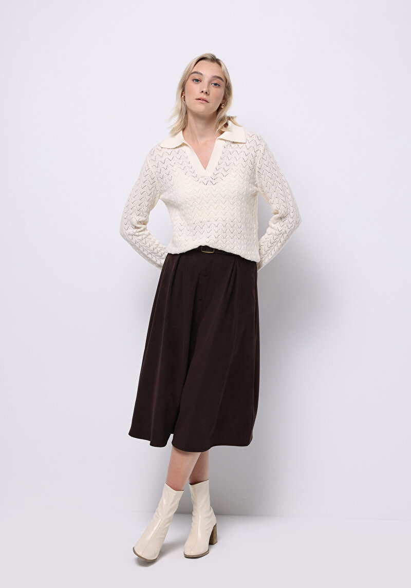 Показати інформацію про Спідниця Жіноча Коричнева  Cl1075580