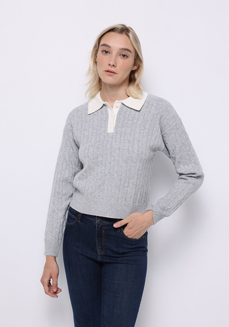 Зображення Светр Жіночий Сірий  Cl1076352