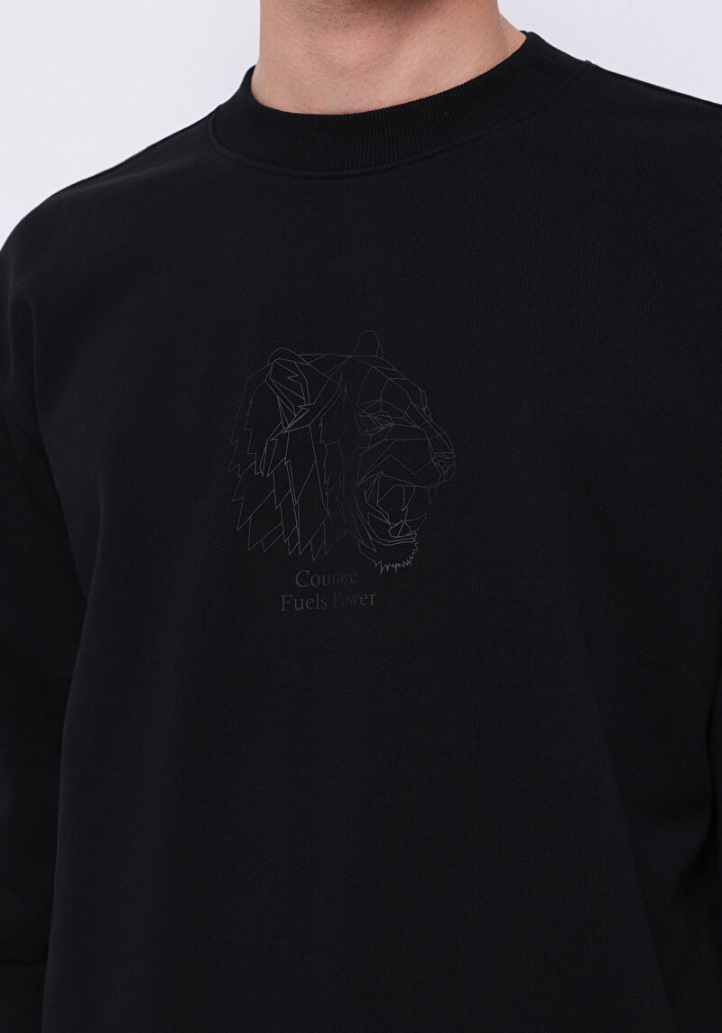 Показати інформацію про Толстовка Чоловіча Чорна  Cl1075757