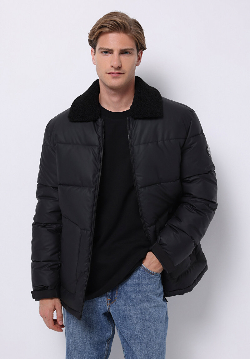 Зображення Куртка З Еко-шкіри Чоловіча Чорна Cl1076201