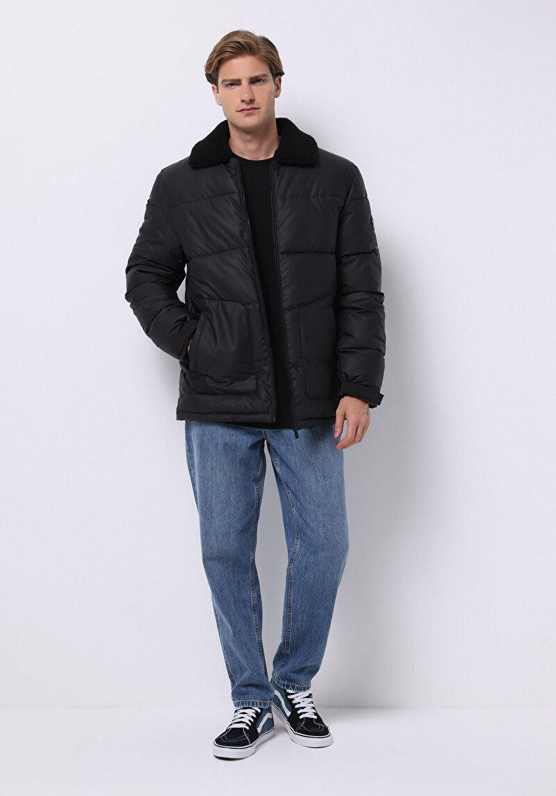 Зображення Куртка З Еко-шкіри Чоловіча Чорна Cl1076201