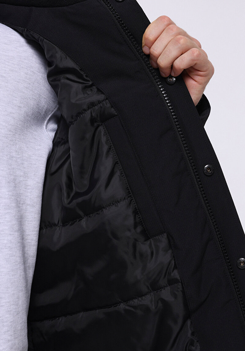 Показати інформацію про Куртка Чоловіча Чорна  Cl1076382