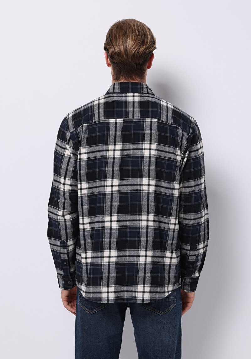 Показати інформацію про Сорочка З Довгим Рукавом Чоловіча Синя  Cl1076514