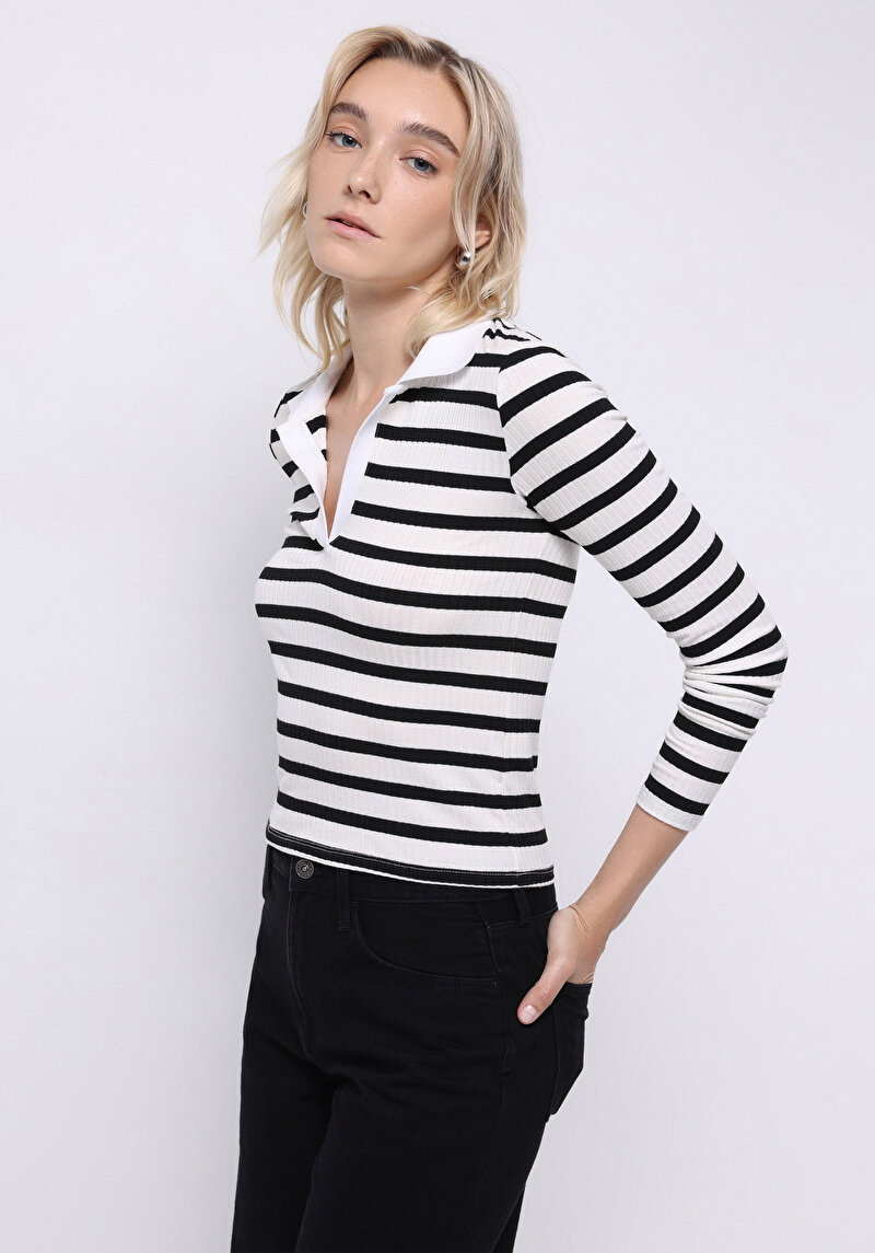 Зображення Блуза З Довгим Рукавом Жіноча Чорна Cl1075895