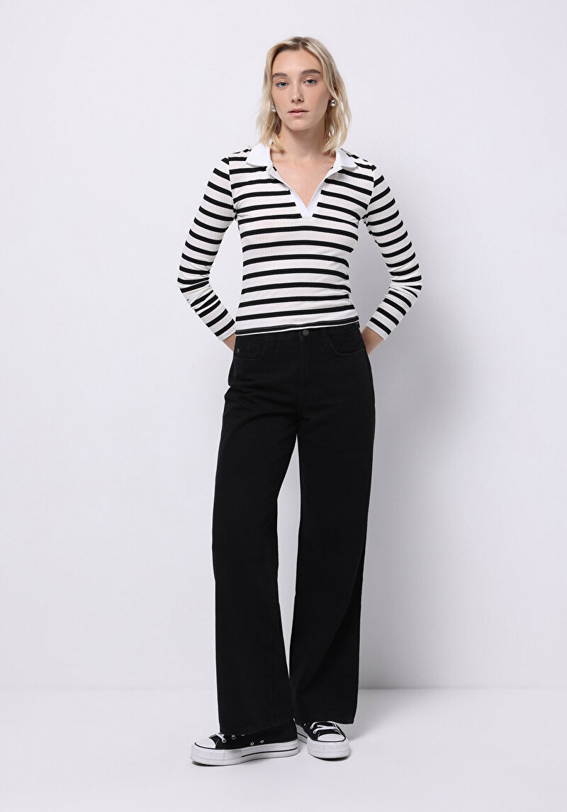 Показати інформацію про Блуза З Довгим Рукавом Жіноча Чорна  Cl1075895