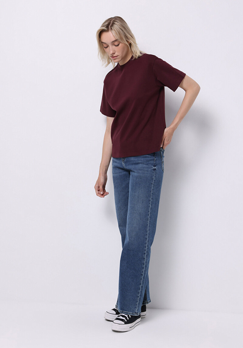 Зображення Футболка З Коротким Рукавом Жіноча Фіолетова Cl1076097