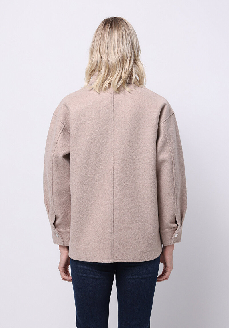 Показати інформацію про Сорочки З Довгим Рукавом Жіноча Бежева  Cl1076427