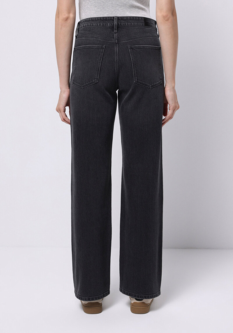 Зображення Джинси Жіночі Чорні Прямого Крою Cl1076566