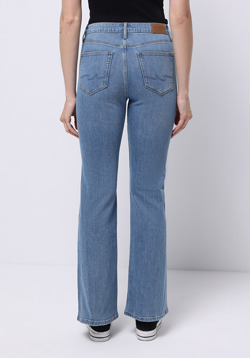 Показати інформацію про 791 Monica Джинси Жіночі Блакитні Класичного Крою Cl1076750