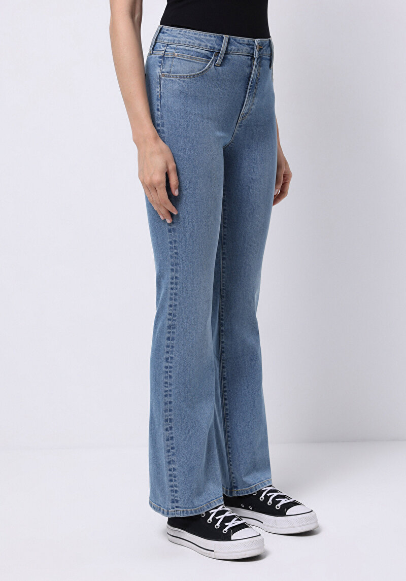 Показати інформацію про 791 Monica Джинси Жіночі Блакитні Класичного Крою Cl1076750