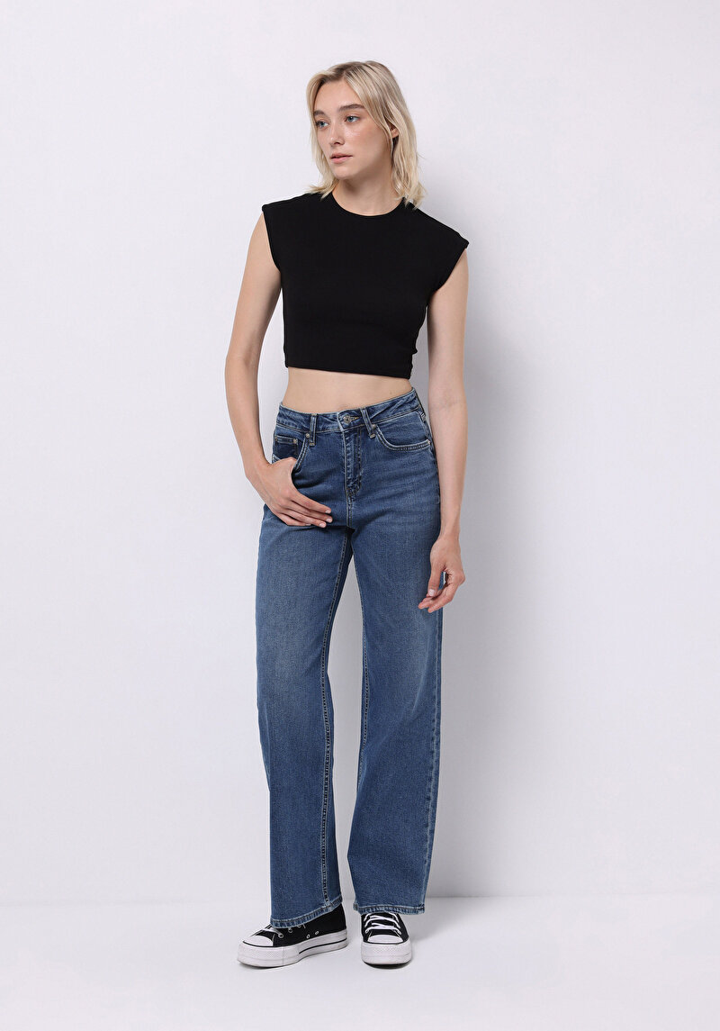 Зображення 970 Berry Джинси Жіночі Блакитні Класичного Крою Cl1076778