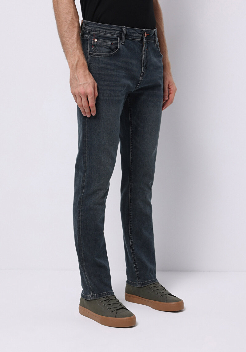 Зображення 044 Karl Джинси Чоловічі Зелені Прямого Крою Cl1075989