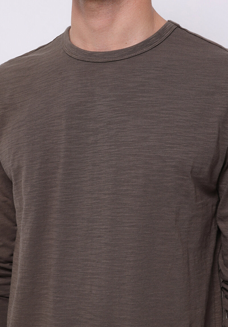 Зображення Футболка З Довгим Рукавом Чоловіча Сіра Cl1076432