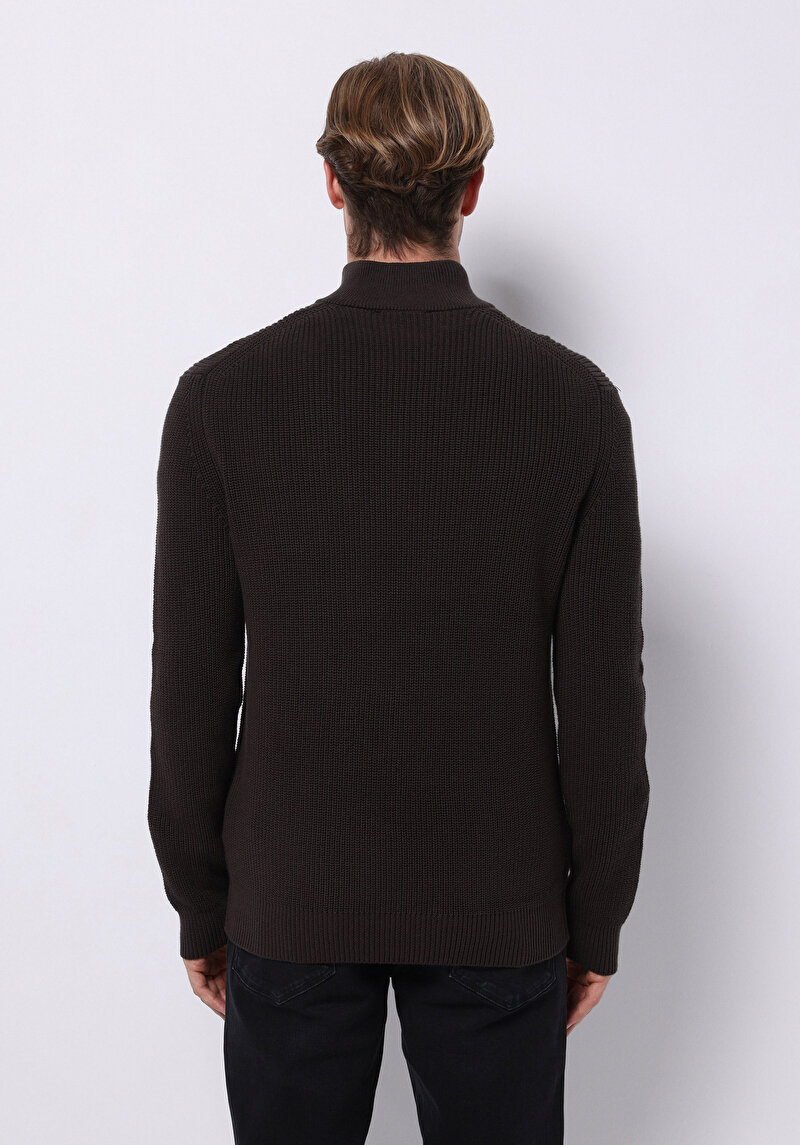 Показати інформацію про Светр Чоловічий Коричневий  Cl1076440