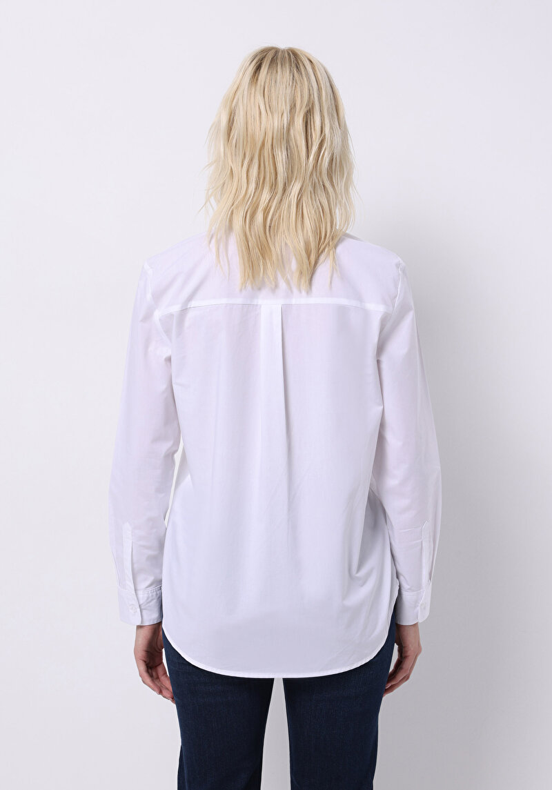 Показати інформацію про Сорочка З Довгим Рукавом Жіноча Біла  Cl1075215