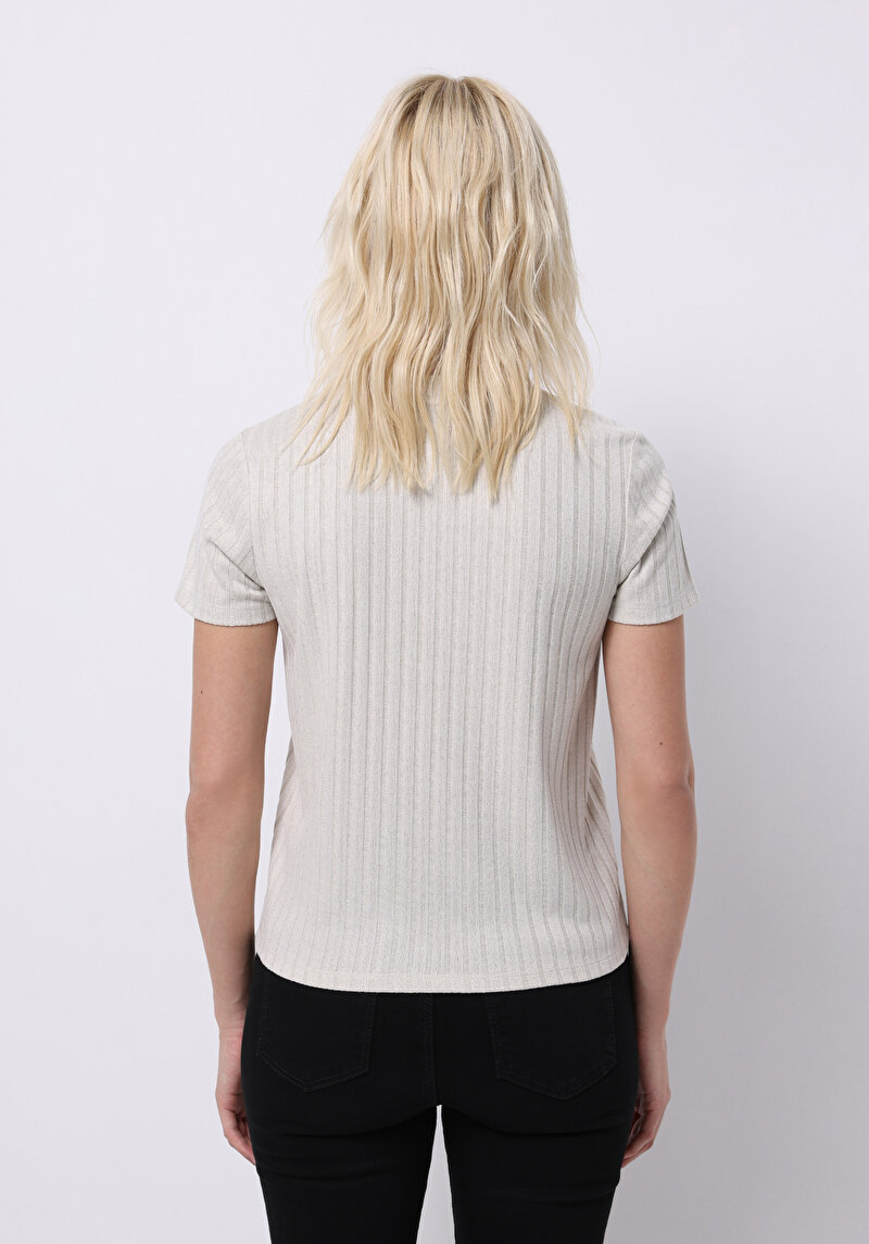 Зображення Светр Із Коротким Рукавом Жіночий Бежевий Cl1075546