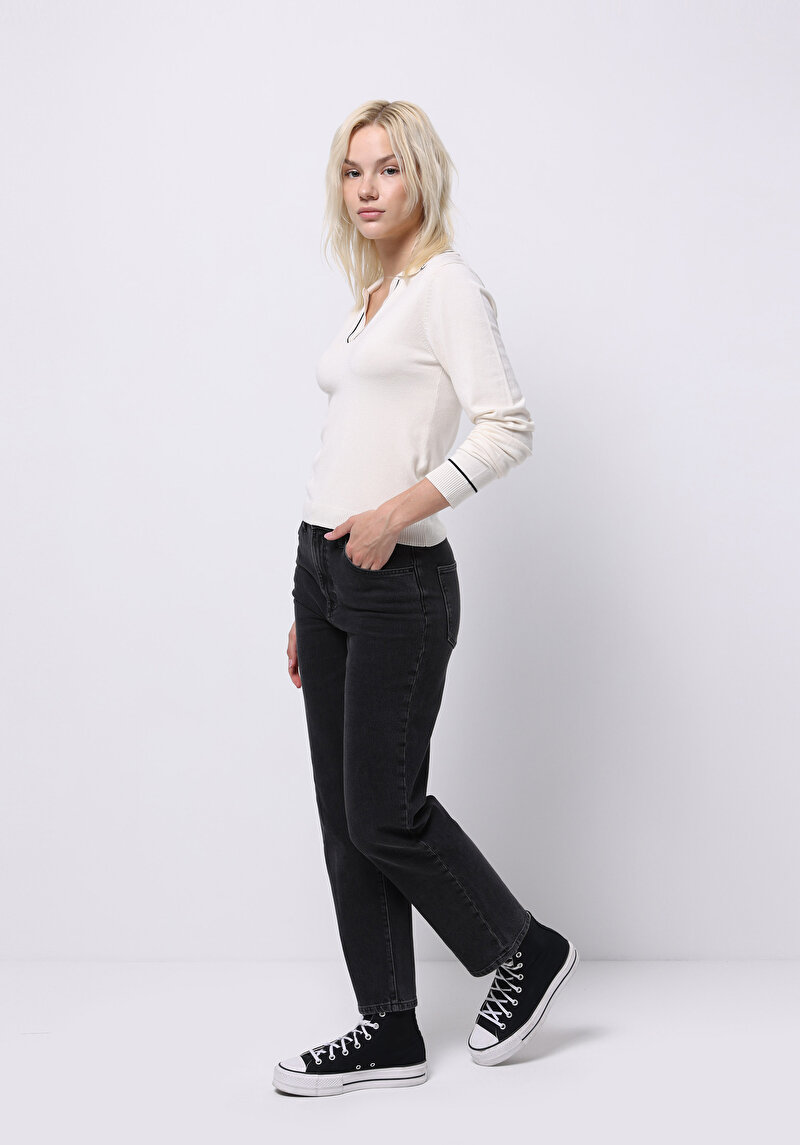 Зображення 884 Lauren Джинси Жіночі Чорні Прямого Крою Cl1076565