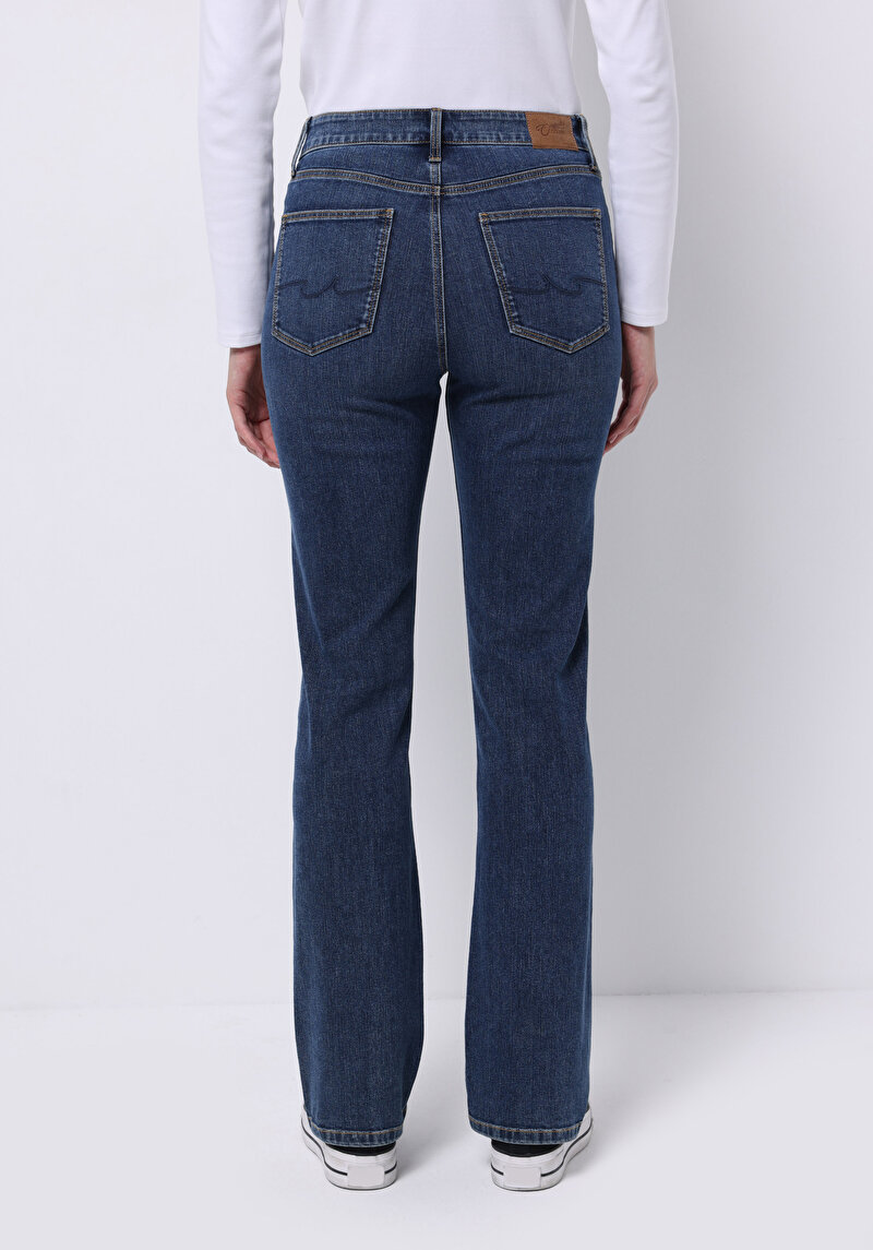 Показати інформацію про 792 Mila Джинси Жіночі Блакитні Класичного Крою Cl1076747