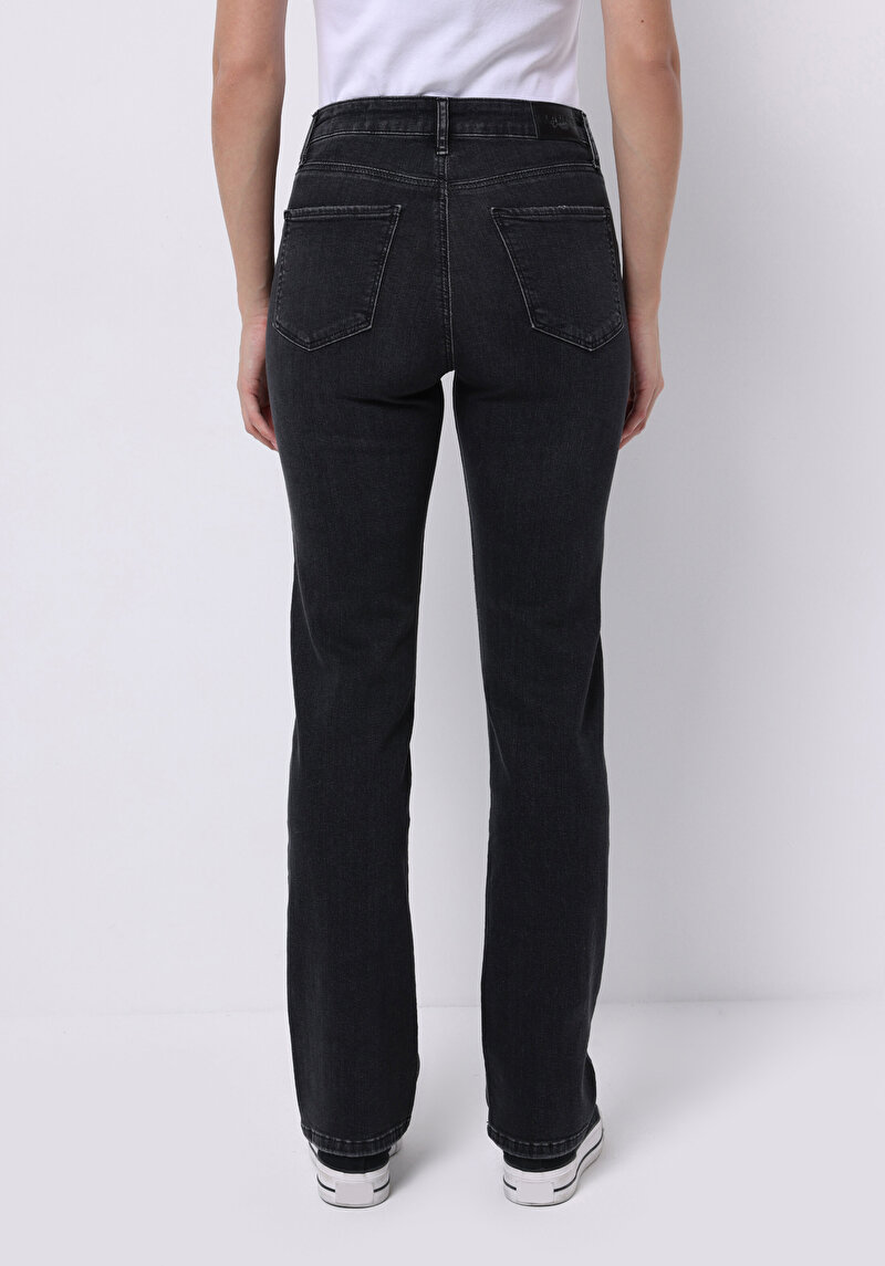 Зображення 792 Mila Джинси Жіночі Чорні Класичного Крою Cl1076847