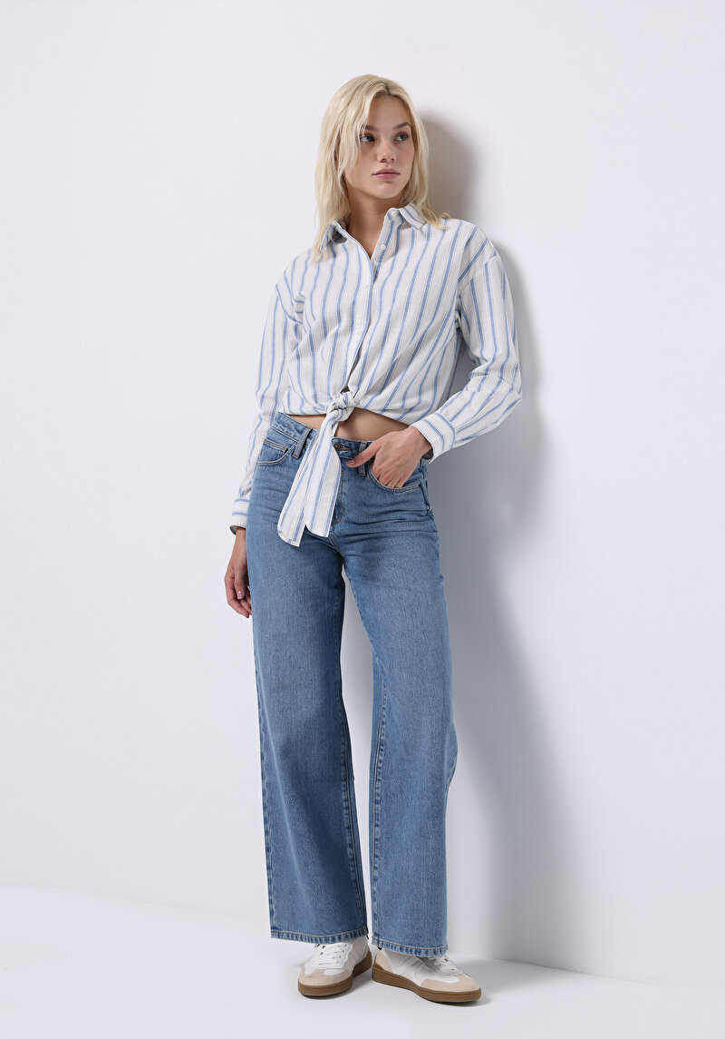 Зображення 970 Berry Джинси Жіночі Блакитні Класичного Крою Cl1076946