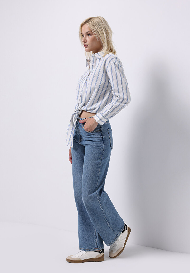 Зображення 970 Berry Джинси Жіночі Блакитні Класичного Крою Cl1076946