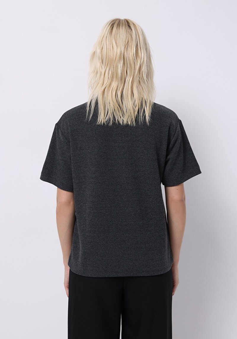 Зображення Светр Із Коротким Рукавом Жіночий Сірий Cl1077171