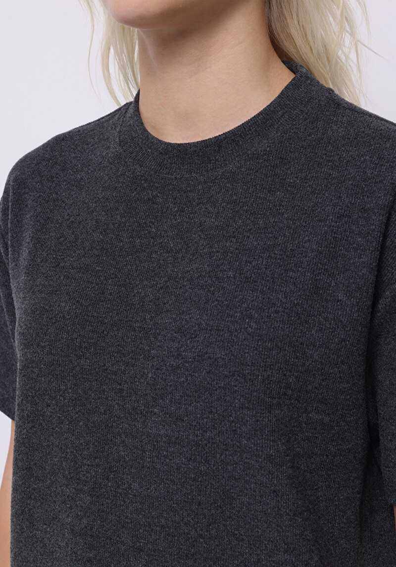 Зображення Светр Із Коротким Рукавом Жіночий Сірий Cl1077171