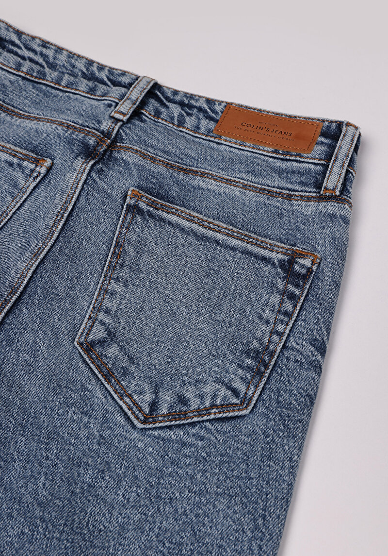 Зображення 703 Carla Джинси Жіночі Блакитні Вузького Крою Cl1074858