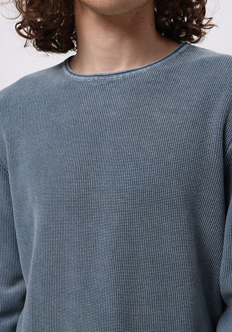 Показати інформацію про Светр Чоловічий Блакитний  Cl1076274