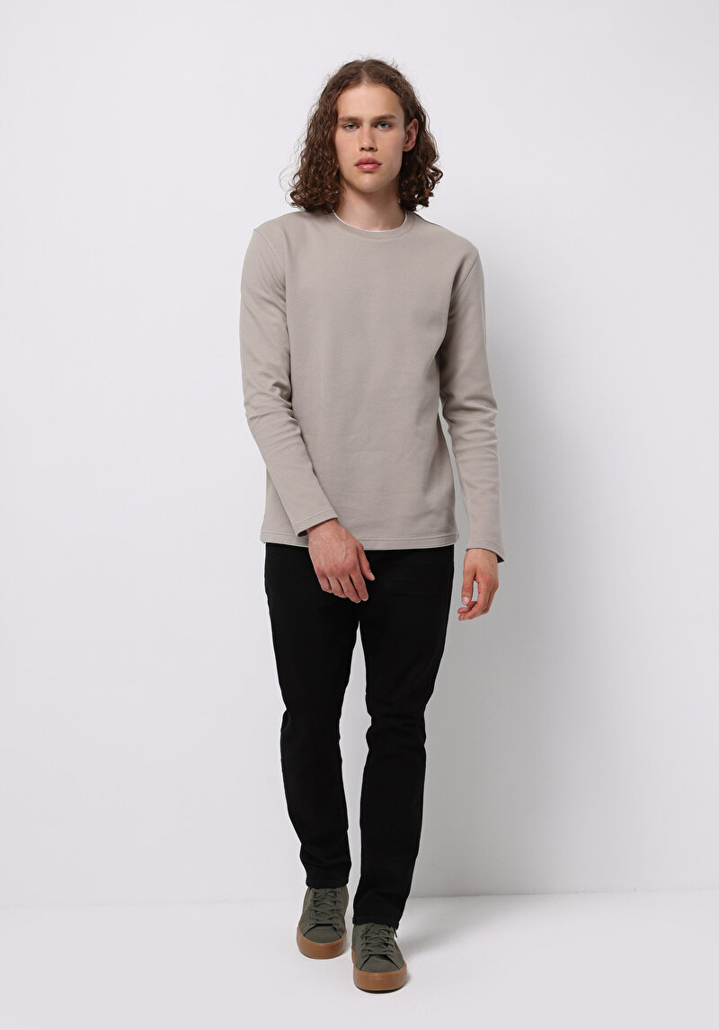 Зображення Футболка З Довгим Рукавом Чоловіча Коричнева Cl1076433