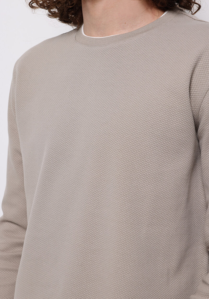 Зображення Футболка З Довгим Рукавом Чоловіча Коричнева Cl1076433