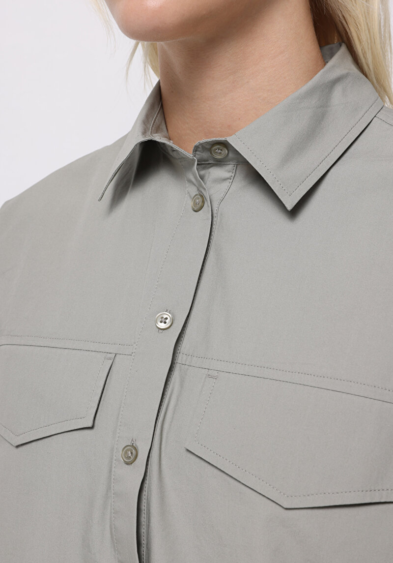 Показати інформацію про Сорочка З Довгим Рукавом Жіноча Зелена  Cl1075574